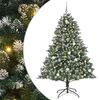 vidaXL Sapin de No&euml;l artificiel Vert 210 cm PVC, plastique et acier
