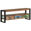vidaXL Meuble TV 120x30x45 cm Bois massif de r&eacute;cup&eacute;ration