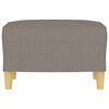 vidaXL Repose-pied Taupe 60x50x41 cm Tissu