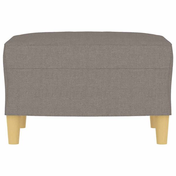 vidaXL Repose-pied Taupe 60x50x41 cm Tissu