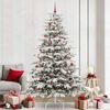 vidaXL Sapin de No&euml;l Artificiel &agrave; Branches Articul&eacute;es Blanc 240 cm