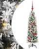 vidaXL Sapin de No&euml;l artificiel Vert 120 cm PVC et acier et plastique