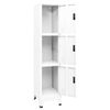 vidaXL Armoire à casiers Blanc 38x45x180 cm Acier