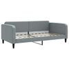 vidaXL Lit de repos gris clair 100x200 cm tissu