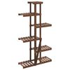 vidaXL Support &agrave; fleurs 75x25x140,5 cm bois massif de sapin