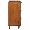vidaXL Buffet Noyer 60 x 33,5 x 75 cm Bois de mangue massif