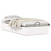 vidaXL Cadre de lit ottoman avec stockage Blanc 80 x 200 cm Pin massif