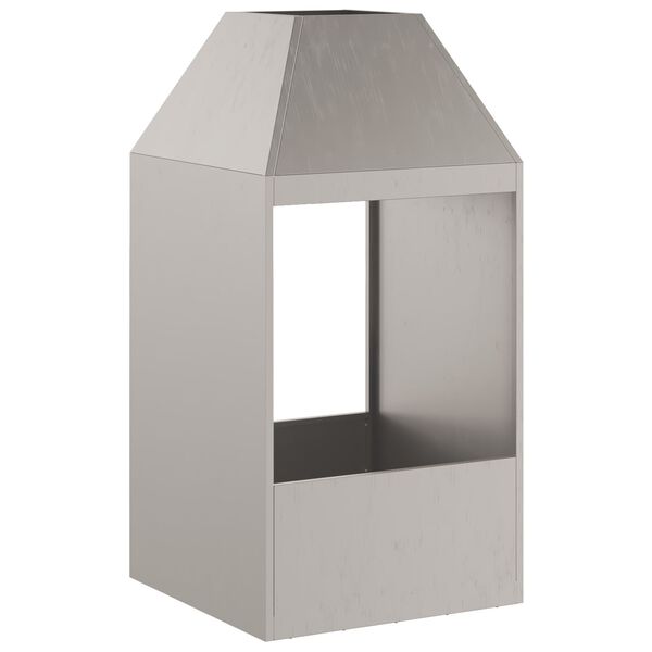 vidaXL Braise Marron 50 x 50 x 100 cm Acier