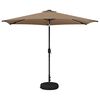 vidaXL Parasol de jardin avec lumi&egrave;res LED et base 300 x 300 cm