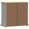 vidaXL Commode VIGO gris 80x40x76 cm bois massif de pin