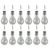 Luxform Lampe LED solaire de jardin 12 pcs Transparent 95220