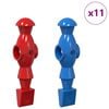 vidaXL Joueurs de table de football 22 pcs Bleu et Rouge