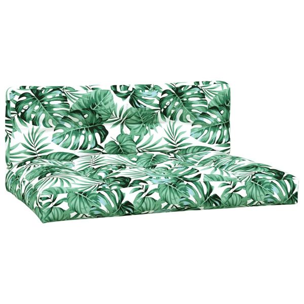 vidaXL Canap&eacute;s centraux palette de jardin 2pcs et coussins bois acacia