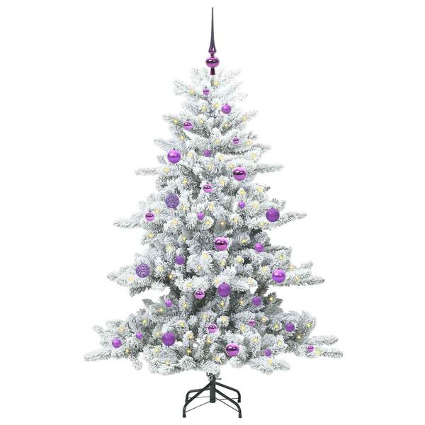 vidaXL Sapin de No&euml;l Artificiel &agrave; Branches Articul&eacute;es Blanc 150 cm