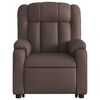 vidaXL Fauteuil inclinable marron similicuir