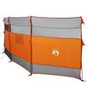 vidaXL Brise-vent de camping gris et orange 510x153 cm imperm&eacute;able