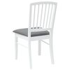 vidaXL Chaises de salle &agrave; manger 2 pcs Blanc 50 x 52,5 x 91 cm