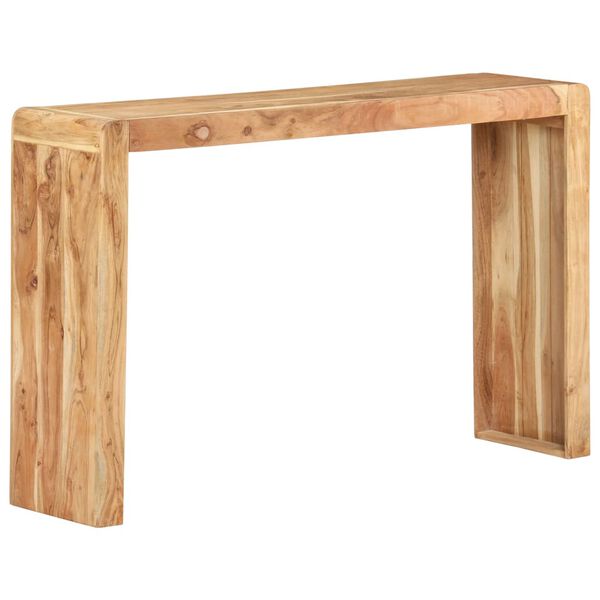 vidaXL Table console 120x30x76 cm Bois d'acacia solide