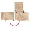 vidaXL Salon de jardin 5 pcs bois de pin massif