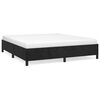 vidaXL Cadre de lit sans matelas noir 160x200 cm velours