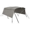 vidaXL Toit bimini &agrave; 4 arceaux parois lat&eacute;rales 243x(170-182)x137 cm