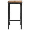vidaXL Ensemble de bar 3 pcs bois de manguier brut massif et m&eacute;tal