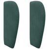 vidaXL Oreille de t&ecirc;te de lit Vert 40 x 23 x 6 cm Velours