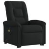 vidaXL Fauteuil de massage inclinable Noir Tissu