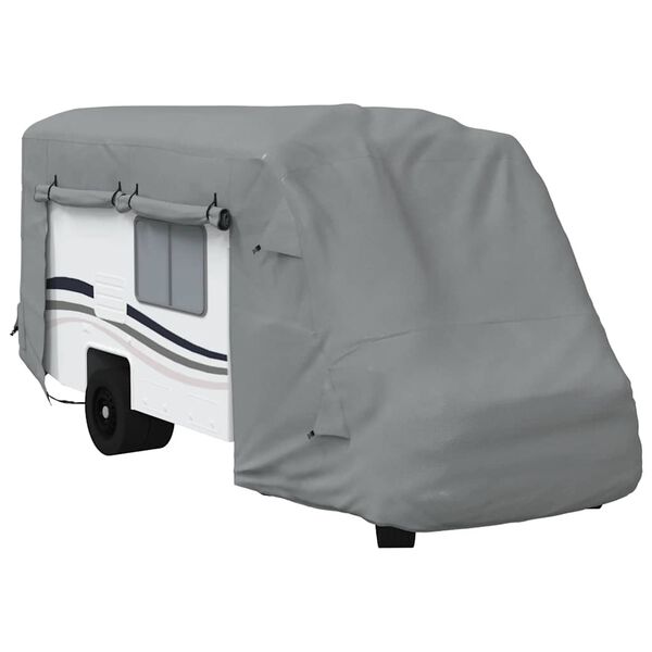 vidaXL Housses de camping-car gris 610x235x275 cm tissu non tissé