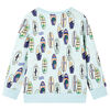 Sweatshirt pour enfants m&eacute;lange bleu p&acirc;le 104
