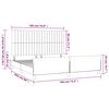 vidaXL Cadre de lit sans matelas gris clair 180x200 cm tissu