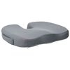 vidaXL Coussin d&rsquo;assise Gris 47 x 37 x 8 cm Mousse &agrave; m&eacute;moire de forme