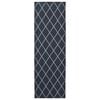 vidaXL Coureur de Tapis ORIZ 1150 gsm Motif en maille noire