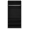 vidaXL Armoire Ch&ecirc;ne noir 100 x 50 x 200 cm Bois d'ing&eacute;nierie