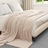 vidaXL Jet&eacute; Beige 240 x 270 cm Toison