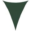 vidaXL Voile d'ombrage 160 g/m&sup2; Vert fonc&eacute; 5x7x7 m PEHD
