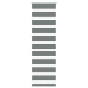 vidaXL Store z&egrave;bre gris fonc&eacute; largeur du tissu 35,9 cm polyester