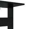 vidaXL Table d'appoint Ch&ecirc;ne noir 40 x 35 x 60,5 cm Bois d'ing&eacute;nierie