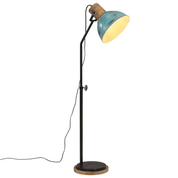 vidaXL Lampadaire 25 W bleu d&eacute;lav&eacute; 30x30x100-150 cm E27