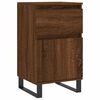 vidaXL Buffets 2 pcs chêne marron 40x35x70 cm bois d'ingénierie