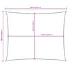 vidaXL Voile de parasol tissu oxford rectangulaire 6x7 m bleu