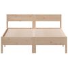 vidaXL Cadre de lit sans matelas 140x190 cm bois de pin massif