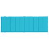 vidaXL Coussin de chaise longue turquoise tissu oxford