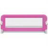 vidaXL Barri&egrave;re de lit de s&eacute;curit&eacute; pour tout-petits 2pcs Rose 102x42cm