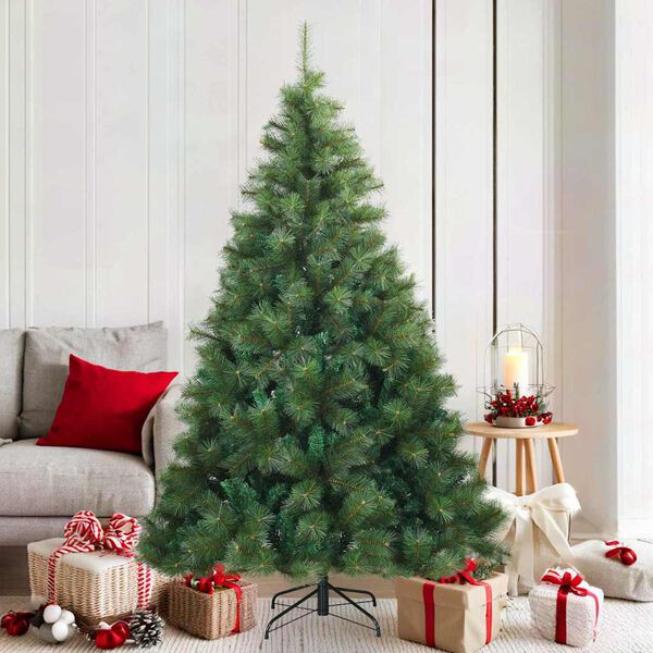 vidaXL Sapin de Noël Artificiel à Branches Articulées Vert 180 cm