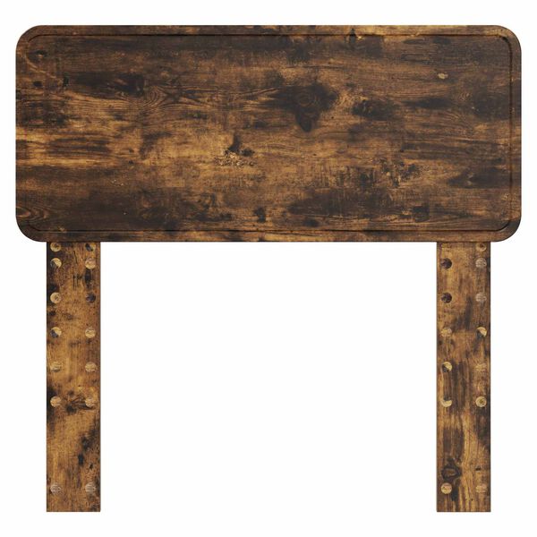 vidaXL T&ecirc;te de lit Ch&ecirc;ne fum&eacute; 75 cm Bois d'ing&eacute;nierie