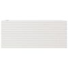 vidaXL Jardini&egrave;re blanc 110x60x45,5 cm bois de pin massif
