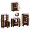 vidaXL Ensemble de mobilier de salle de bain 4 pcs Bois massif recyclé