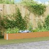 vidaXL Jardini&egrave;re sur&eacute;lev&eacute;e 485 x 50 x 36 cm Acier galvanis&eacute;