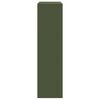 vidaXL Bo&icirc;te de d&eacute;p&ocirc;t de colis Vert olive 44 x 22 x 82 cm Acier